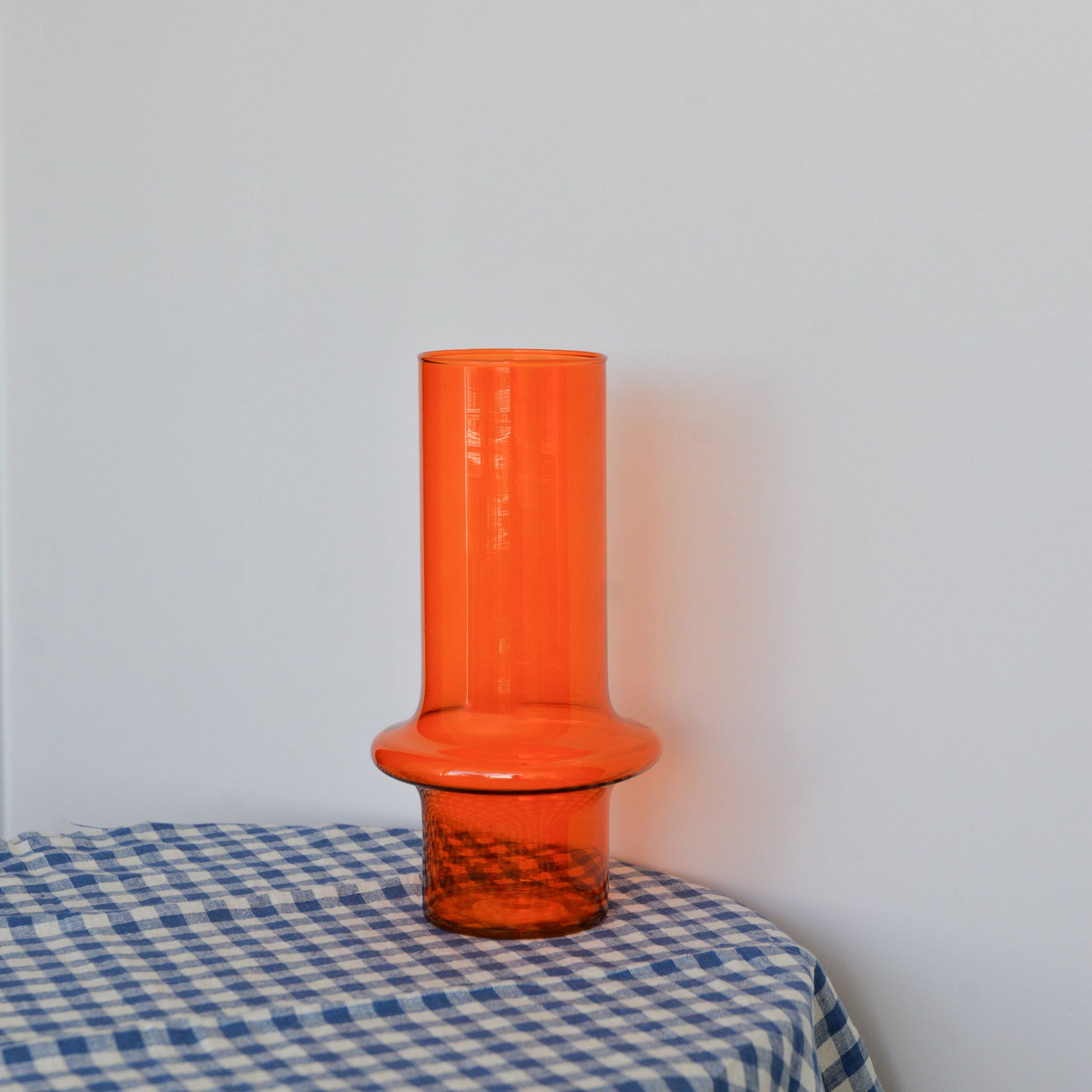 Colourful Glass Vase / Paprika