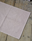 Enzo Cotton Bath Mat / Soft Pink