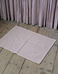 Enzo Cotton Bath Mat / Soft Pink