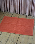 Enzo Cotton Bath Mat / Terracotta