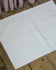 Enzo Cotton Bath Mat / White