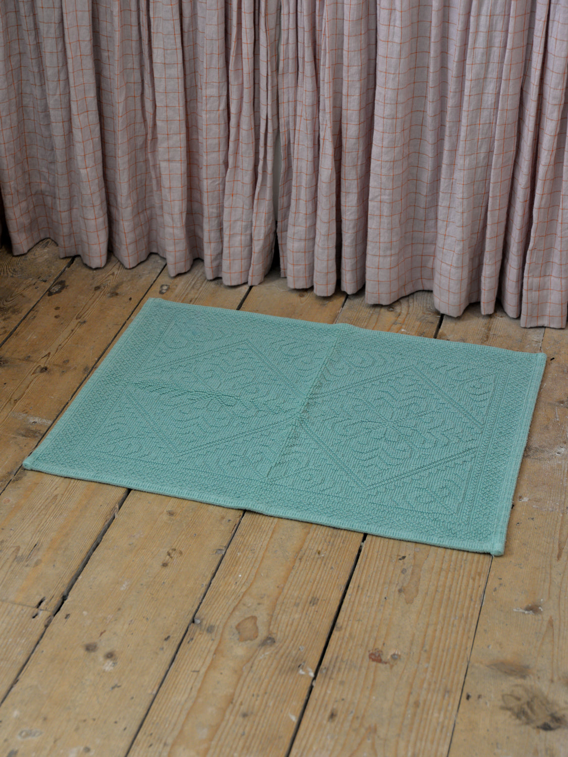 Enzo Cotton Bath Mat / Grey Green