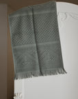 Jacquard Guest Towel / Thyme Green