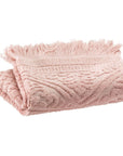 Jacquard Hand Towel / Soft Pink
