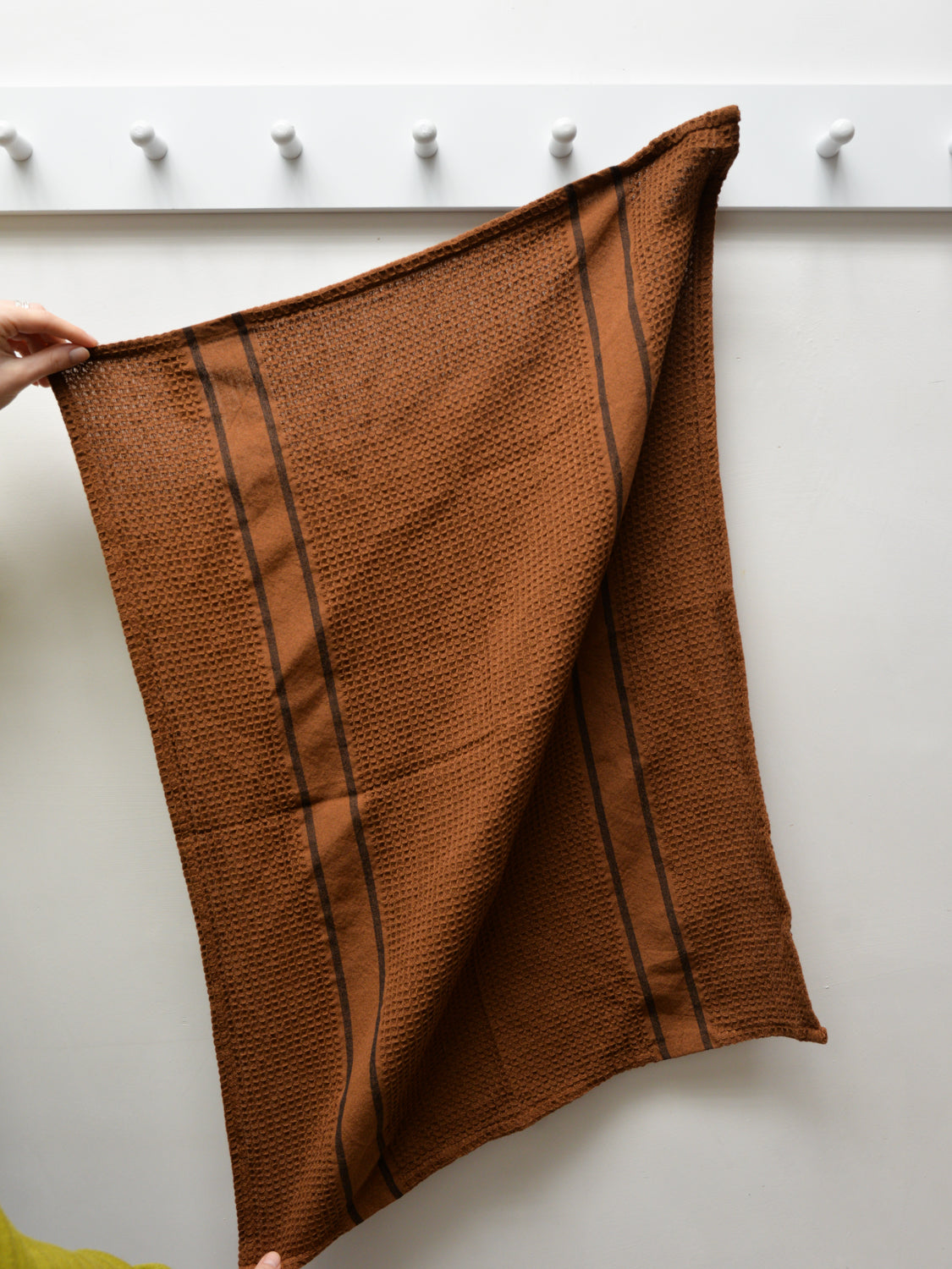 Recycled Tea Towel / Caramel
