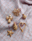 Box of Straw Tree Decorations