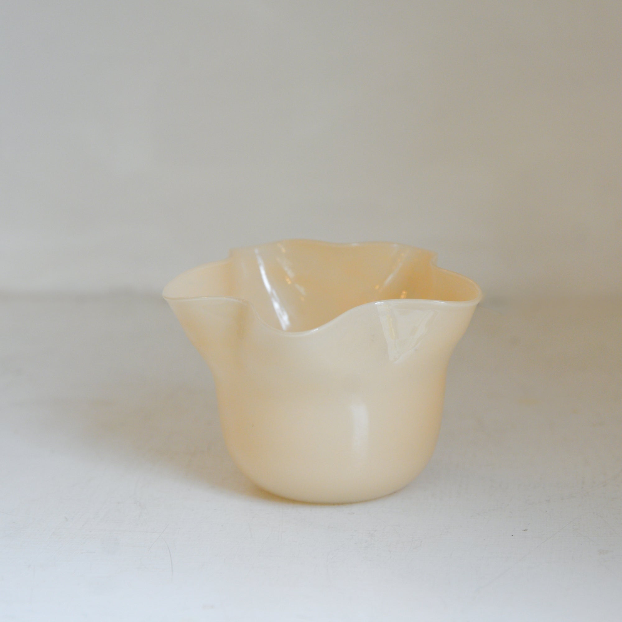 Short Glass Floral Vase / Various Colours