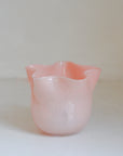 Short Glass Floral Vase / Various Colours