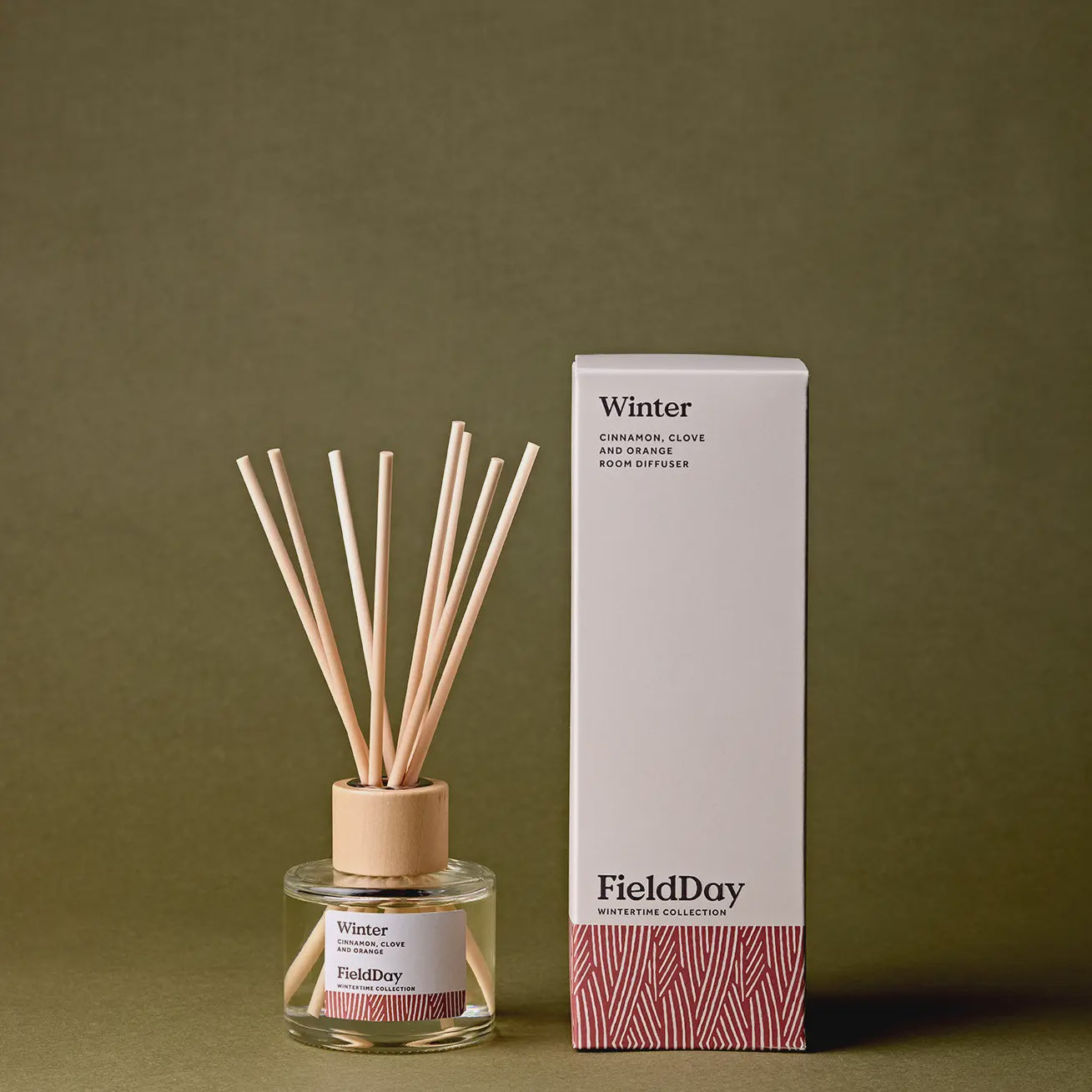 Christmas Eco Friendly Reed Diffuser / Winter