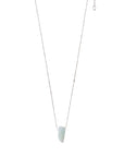 Pilgrim Chakra Amazonite Necklace in Silver