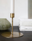 House Doctor Anit Candle Brass Candle Stand in Tall
