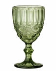 Florie Wine Glass in Green