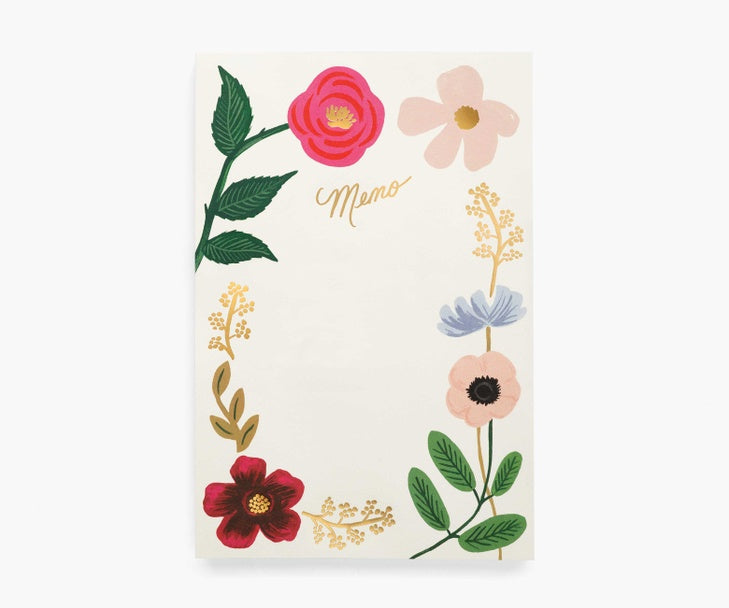 Wildflowers Large Memo Notepad