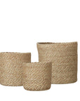 Wikholmform Natural Light Jute Planter in Various Sizes