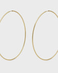 Sanne Large Hoop Earrings in Gold or Silver
