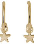 Pilgrim Ava Star Hoop Earrings