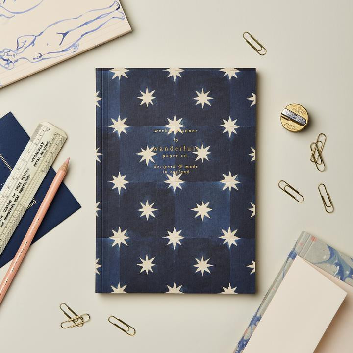 Blue navy weekly planner