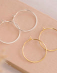 Pilgrim Tilly Small Hoop Earrings in Gold or Silver