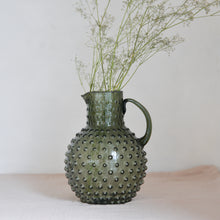 Load image into Gallery viewer, Hobnail Glass Jug / Colours