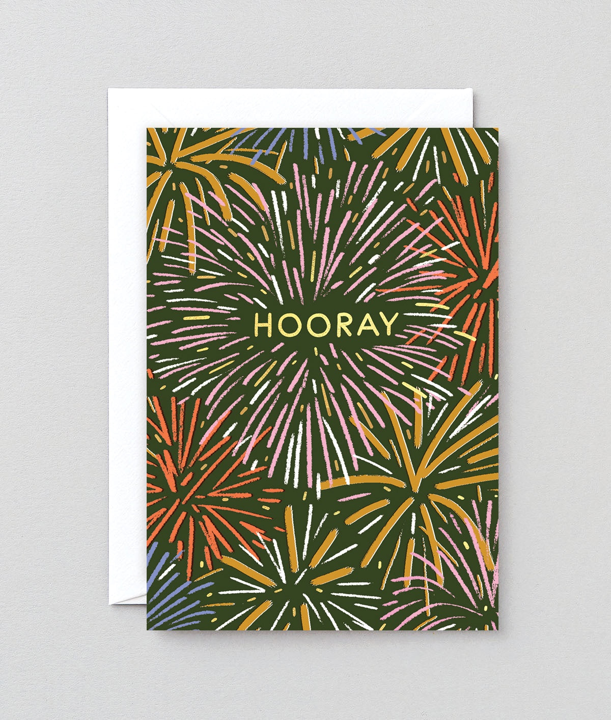 Wrap Hooray Fireworks Card