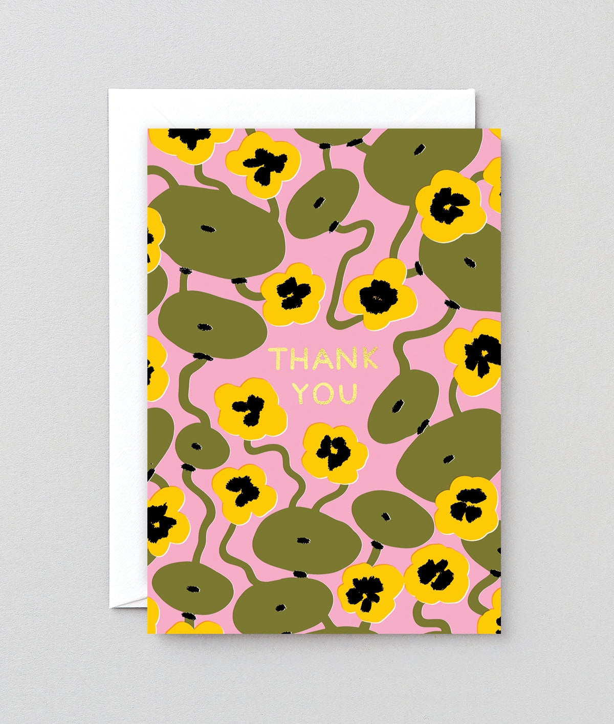 Wrap Thank You Nasturtiums Card