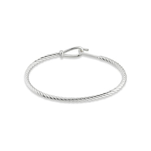 Cece Silver Plated Twist Bracelet