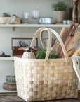 IB Laursen Chip Wood Basket with Handles