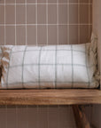 Alma Rectangle Grid Cushions / 35 x 65cm
