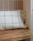 Alma Rectangle Grid Cushions / 35 x 65cm