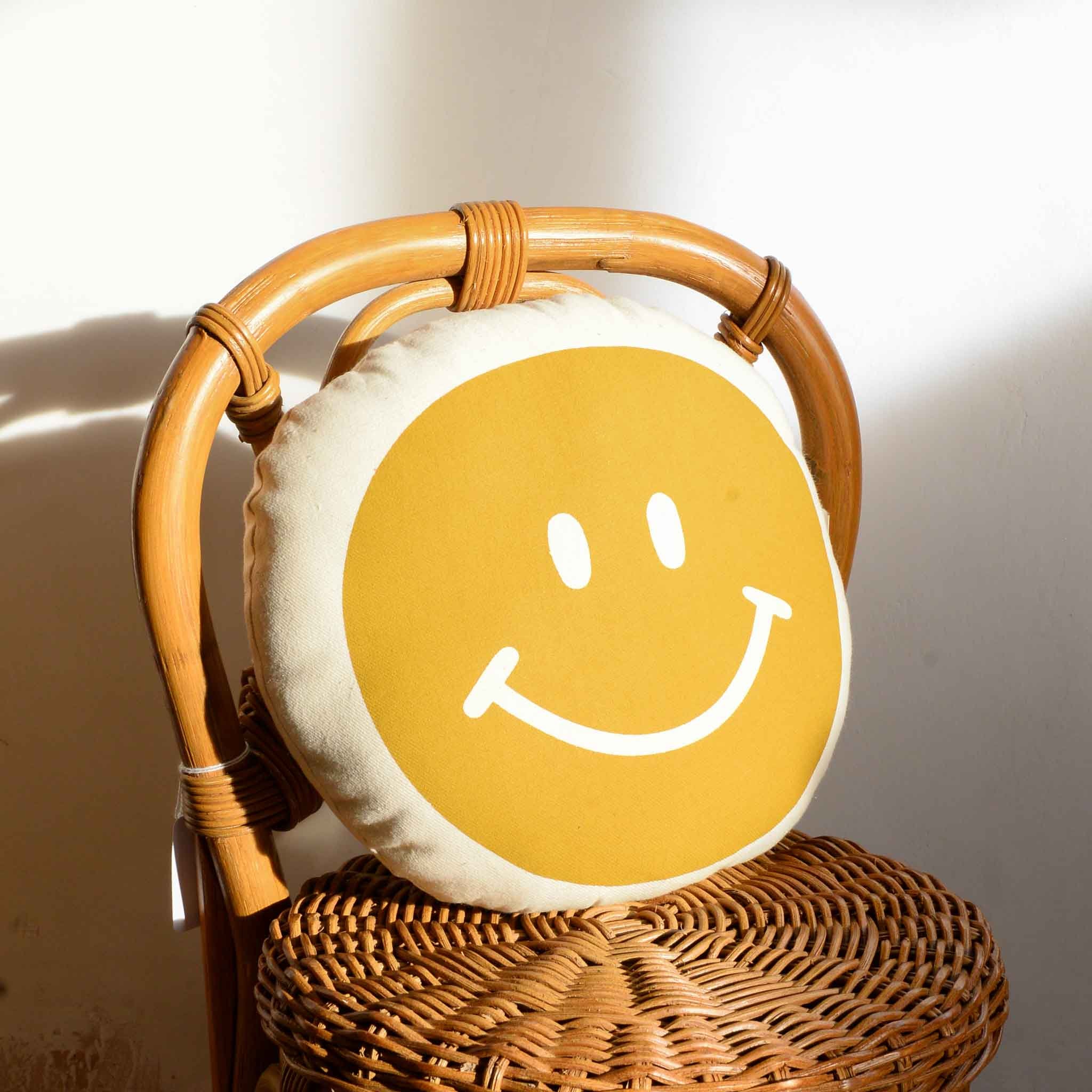 Imani Collective Smiley Face Pillow – Mon Pote