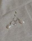 Baker Freshwater Pearl Earring in Gold or Silver