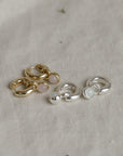 Pilgrim Gemstone Hoop Earrings