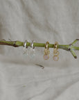 Pilgrim Gemstone Hoop Earrings