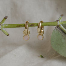 Load image into Gallery viewer, Pilgrim Gemstone Hoop Earrings