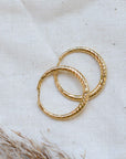 Pilgrim Euphoric Hoop Earrings in Gold