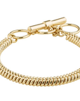 Pilgrim Belief Snake Chain Bracelet Gold plated