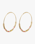 Pilgrim Romina Beaded Hoop Earrings