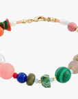 Freedom Semi Precious Stone Bracelet in Gold