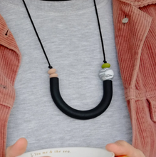 Load image into Gallery viewer, Blossom and Bear Teething Necklaces