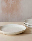 White Willow Speckle Stoneware Plate