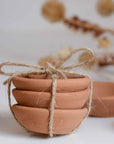 Marion terracotta bowl set of 3