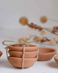 Marion terracotta bowl set of 3