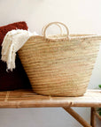 Bohemia Market Basket in Medium with Short Handle