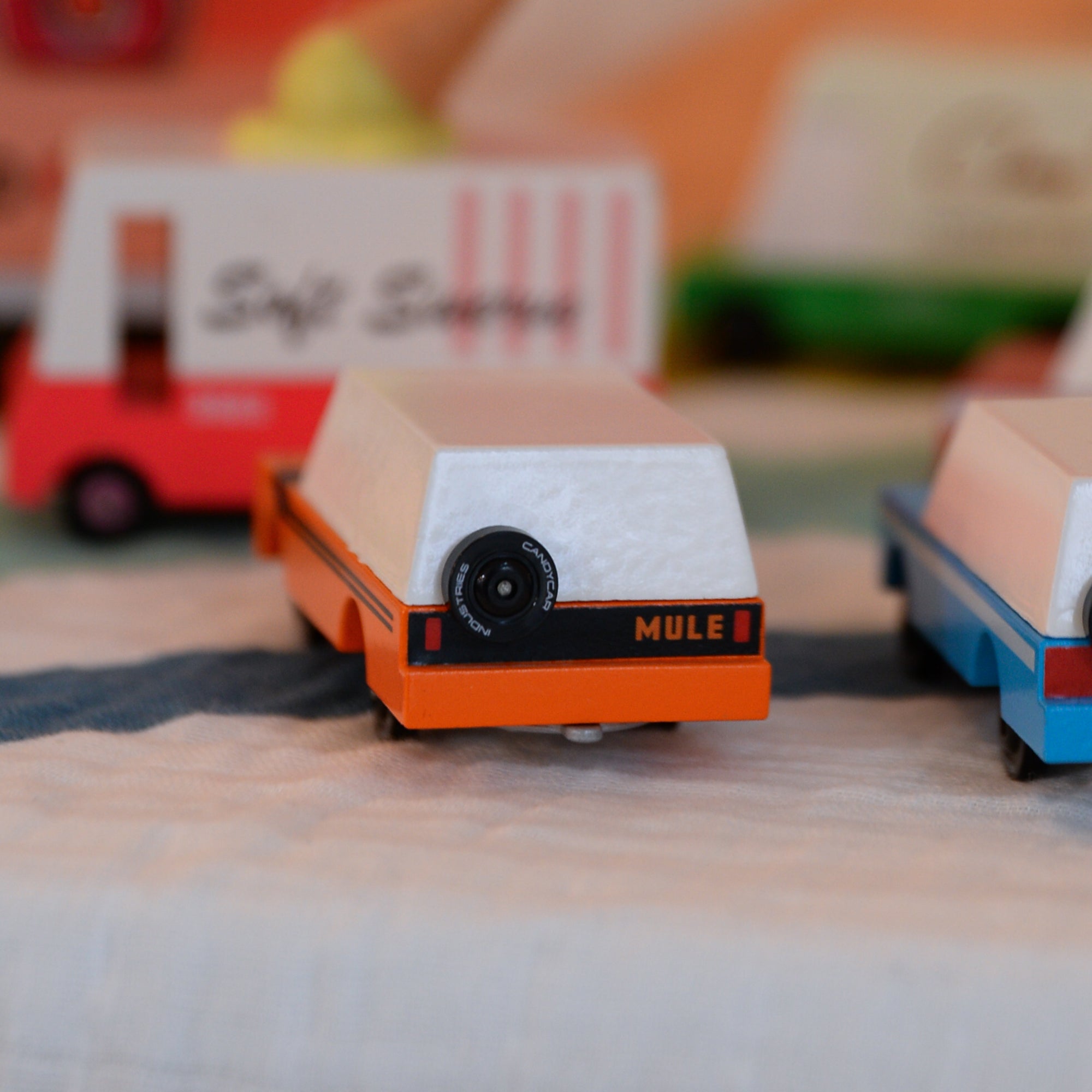 Candylab Wooden Car Toys in Various