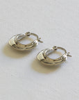 Primrose Fluid Metal Tiny Hoop Earrings