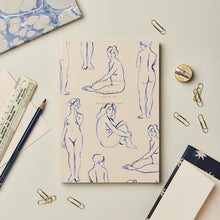Load image into Gallery viewer, Wanderlust Paper Co. Blue Nudes Weekly Planner