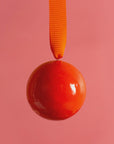 Red Colour block Bauble