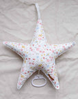 Floral Star Shaped Music Box