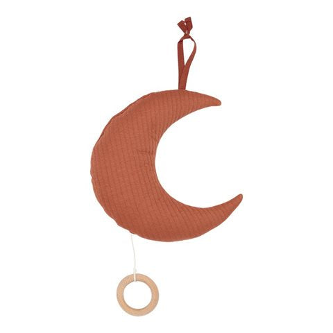 Little Dutch Moon Music Box in Rust Red