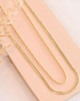 Pilgrim 2-in-1 Recycled Leaf Necklace in Gold or Silver